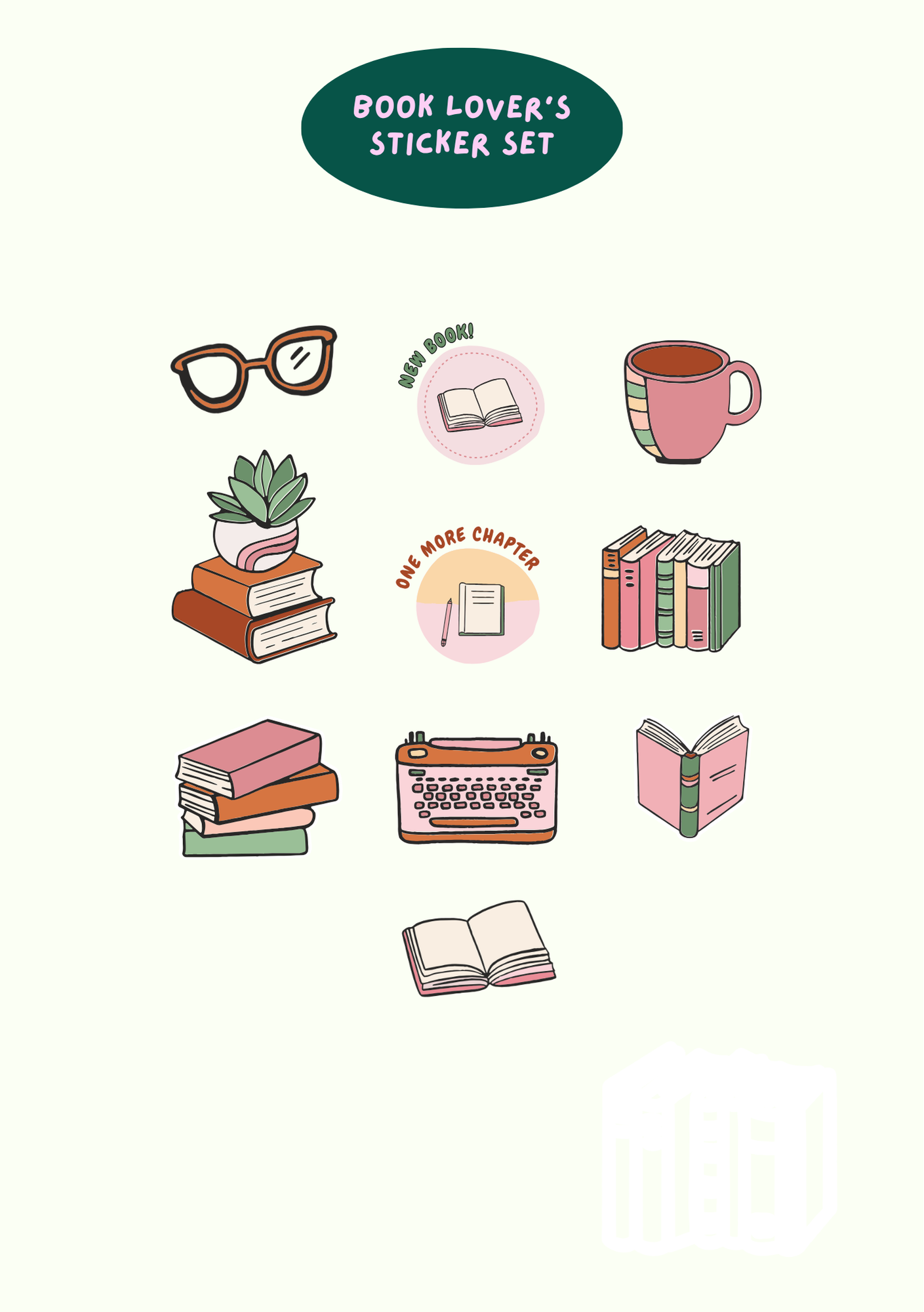 Book Lover's Magnet Set