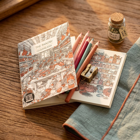 The Pantry Micro Colouring DIY Book
