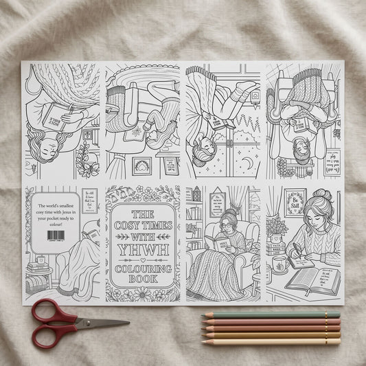 Cosy Times with YHWH Micro Colouring DIY Book