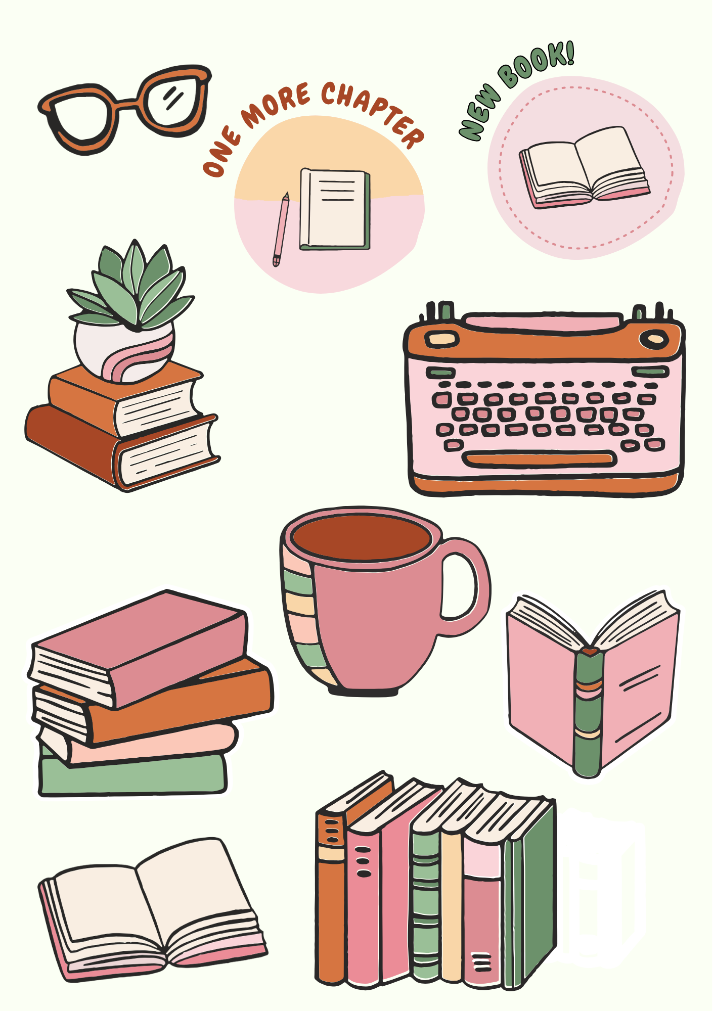 Book Lover's Magnet Set