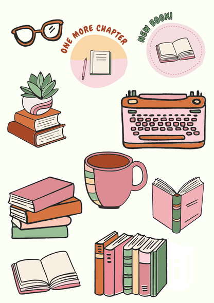 Book Lover's Magnet Set