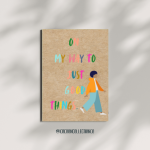 On My Way To Just Good Things | Greeting Card