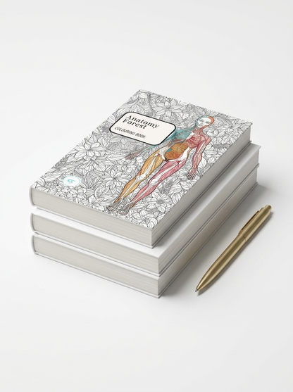 Anatomy Forest Colouring Book
