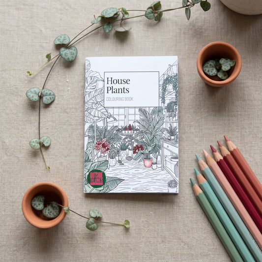 House Plants Micro Colouring DIY Book