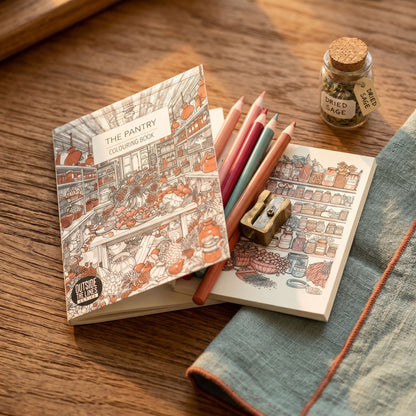 The Pantry Micro Colouring DIY Book