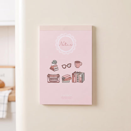 Magnetic Bookish Notepad Hand Crafted