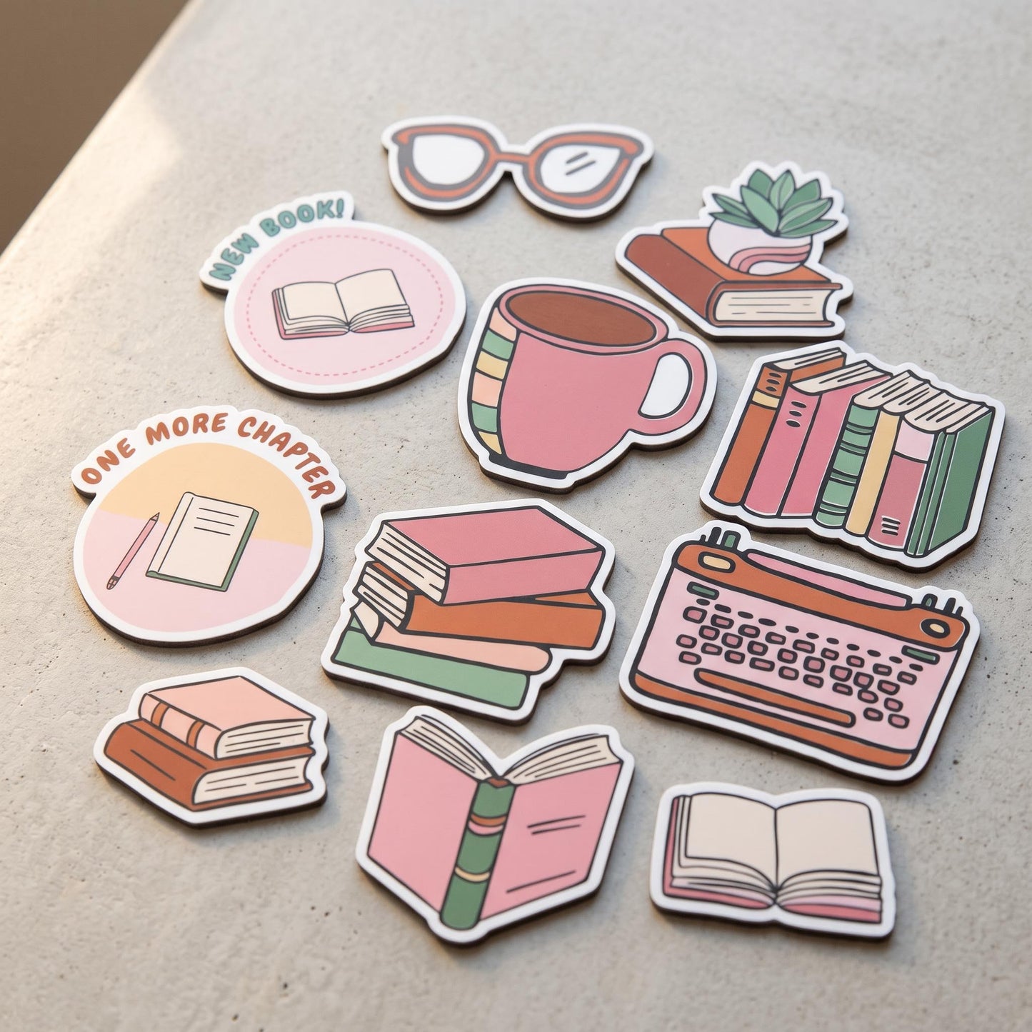 Book Lover's Magnet Set
