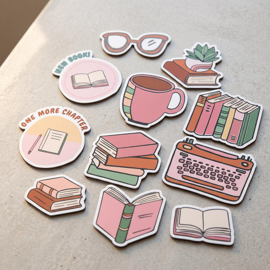 Book Lover's Magnet Set