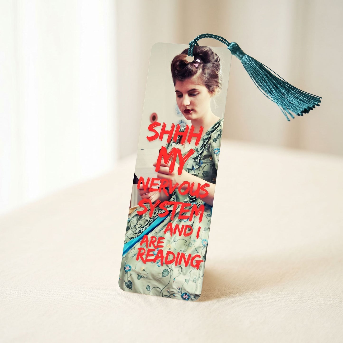 Victorian Bookmark, Dramatic Dark Academia