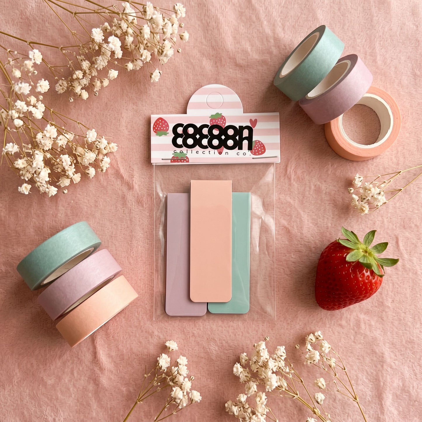 Rectangle Magnetic Bookmark, Set of 3