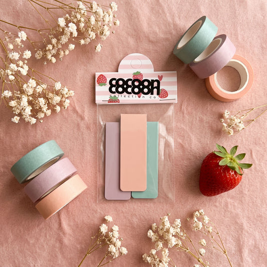 Rectangle Magnetic Bookmark, Set of 3