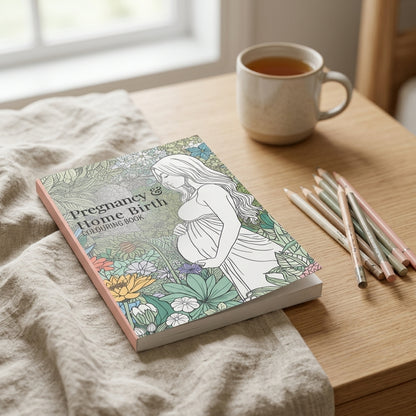 Pregnancy & Homebirth Colouring Book