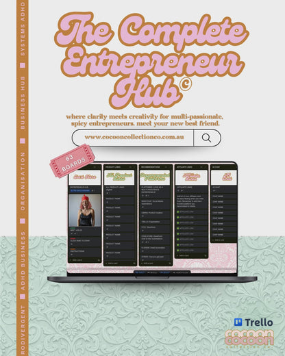 The Complete Entrepreneur Trello Hub Command Centre