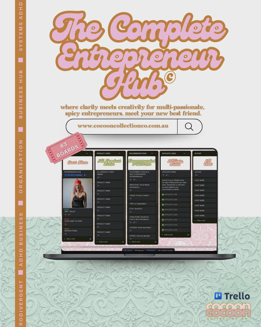 The Complete Entrepreneur Trello Hub Command Centre