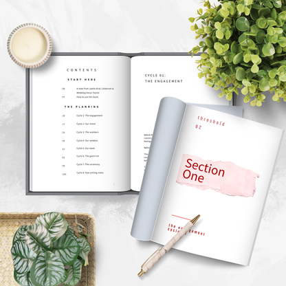 Said Yes: A Threshold Micro Companion: The Pocket Wedding Planner for the Entire Journey from Engagement to I Do